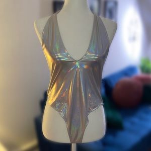 Holographic Rave Body Suit
